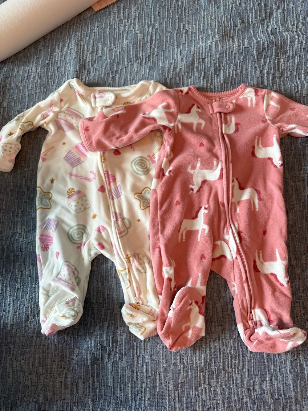 Bundle of two Carter’s fleece sleepers